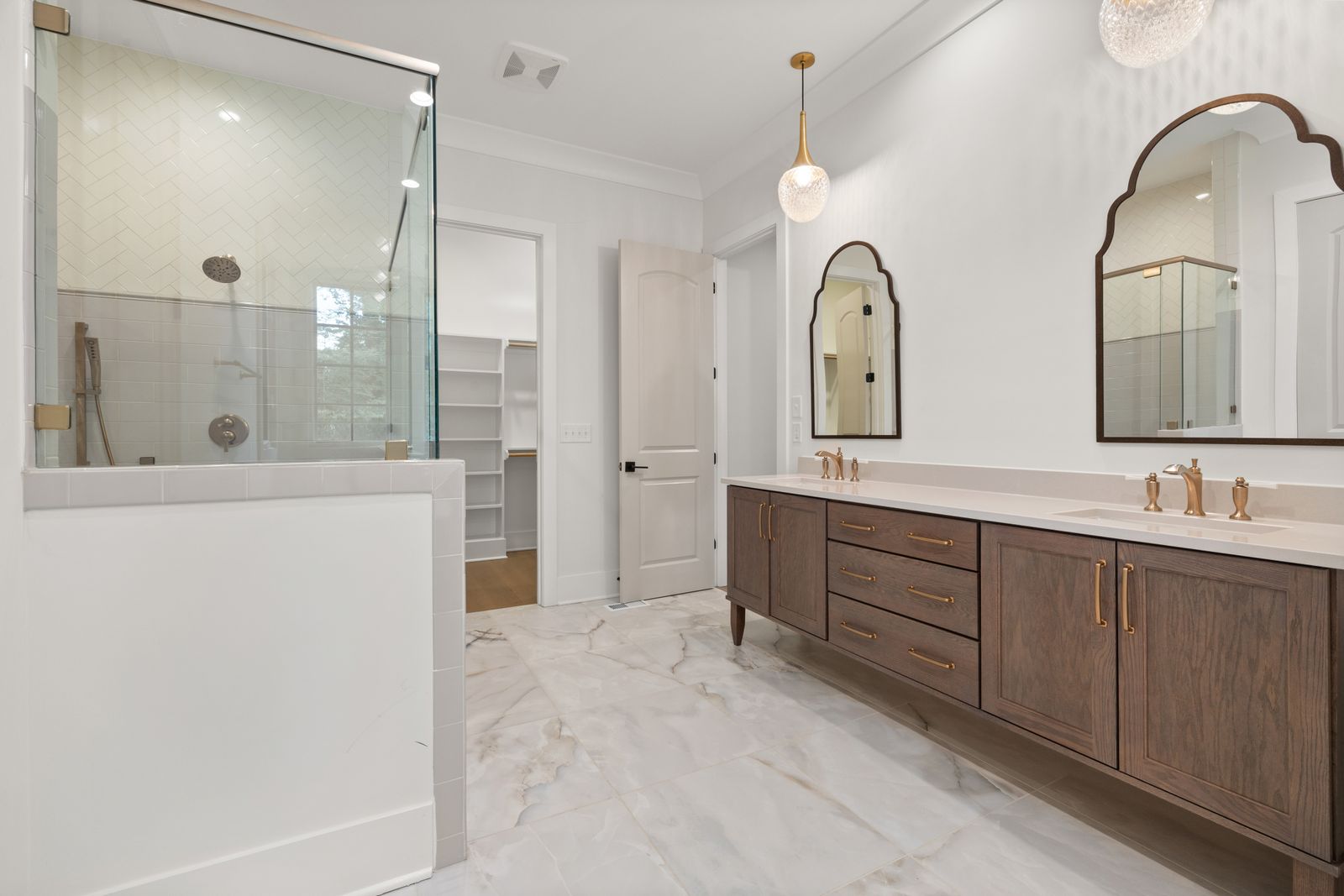 Vanities & storage in an Asheville home