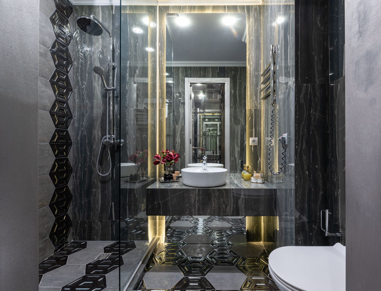Reems Creek farmhouse bath
